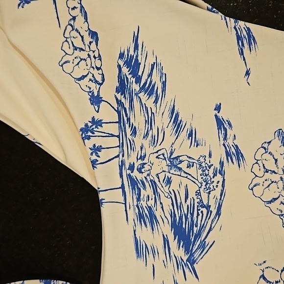 💕FRANKIES BIKINIS💕 Sand String Bikini Bottom  ~ Surfer Dude Print XL NWT - Picture 7 of 11